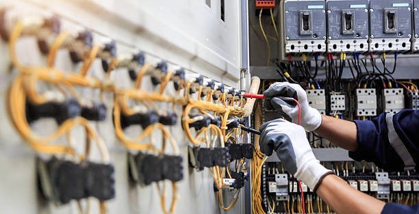 Professional Electrician technician working in Westport, IN